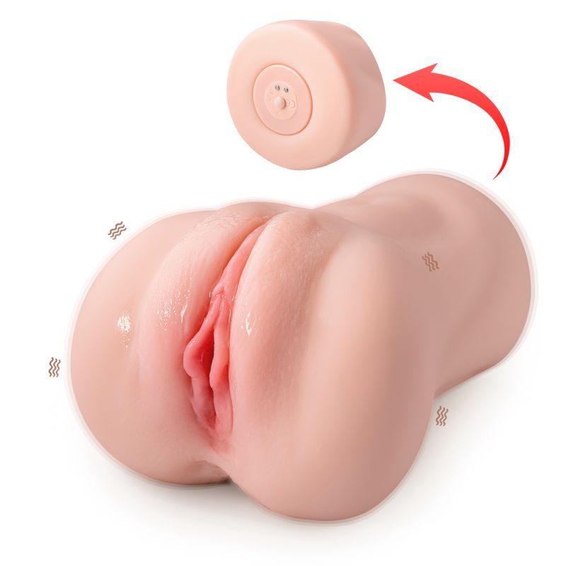 XISE Elaine Realistic Vibrating Sucking Vaginal Masturbator