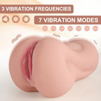 XISE Agatha Realistic Vibrating Vaginal Masturbator