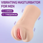 XISE Brenna Dual Density 3 Speed 7 Mode Vibrating Realistic Masturbator