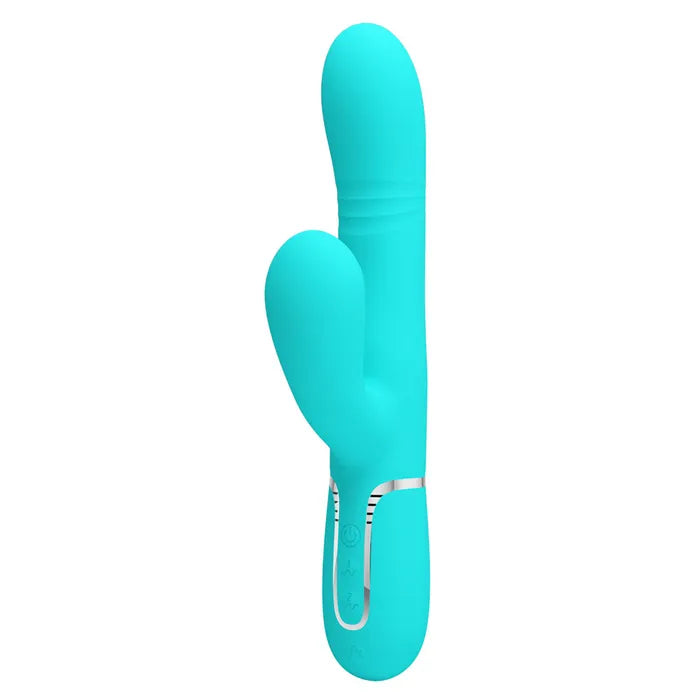 Party Up PAUL Rolling Beads USB Rechargeable Thrusting Rabbit Vibrator 22.6cm Secondary image