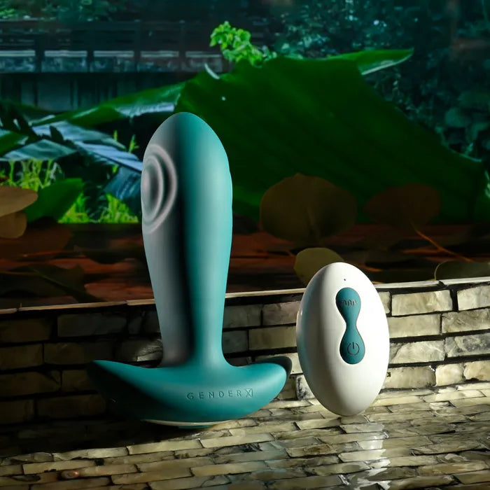 Gender X TUNNEL TAPPER USB Rechargeable Tapping Anal Plug With Wireless Remote Gender X