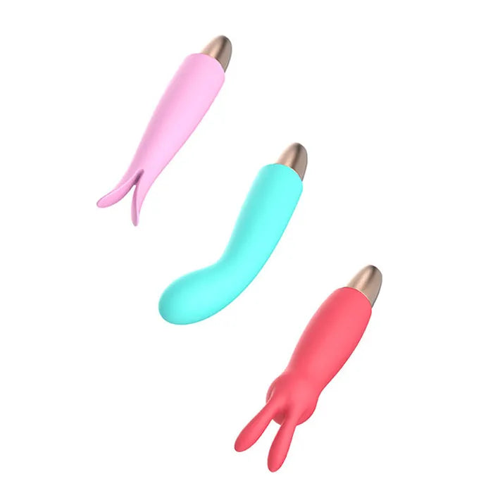 Adam & Eve PLAYFUL SEDUCTION KIT USB Rechargeable Vibrator With 3 Interchangeable Sleeves Secondary image