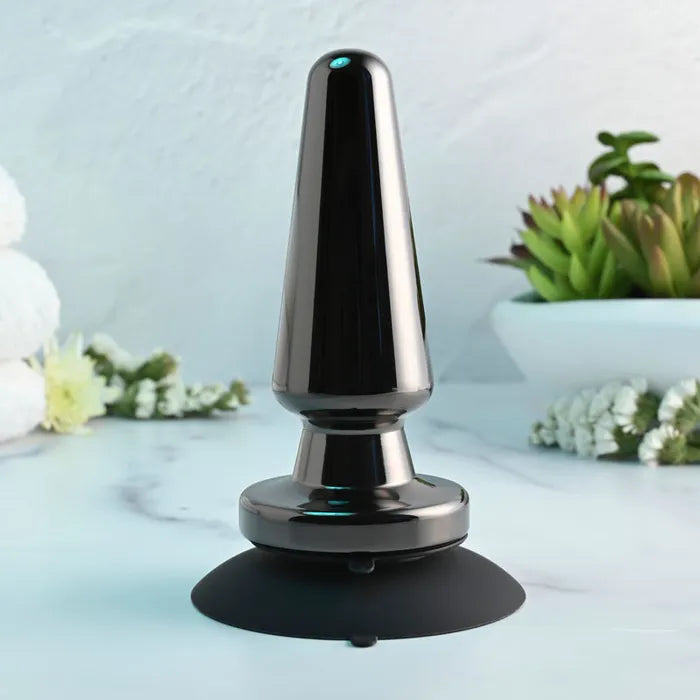 Evolved ADVANCED METAL PLUG USB Rechargeable Vibrating Butt Plug Evolved