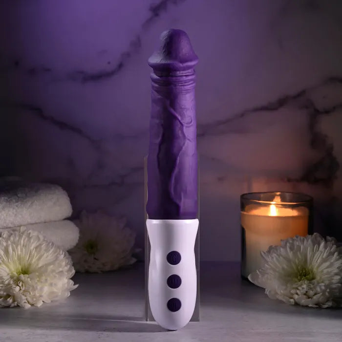 Evolved PLUM THRUST USB Rechargeable Thrusting Vibrator 29cm Secondary image