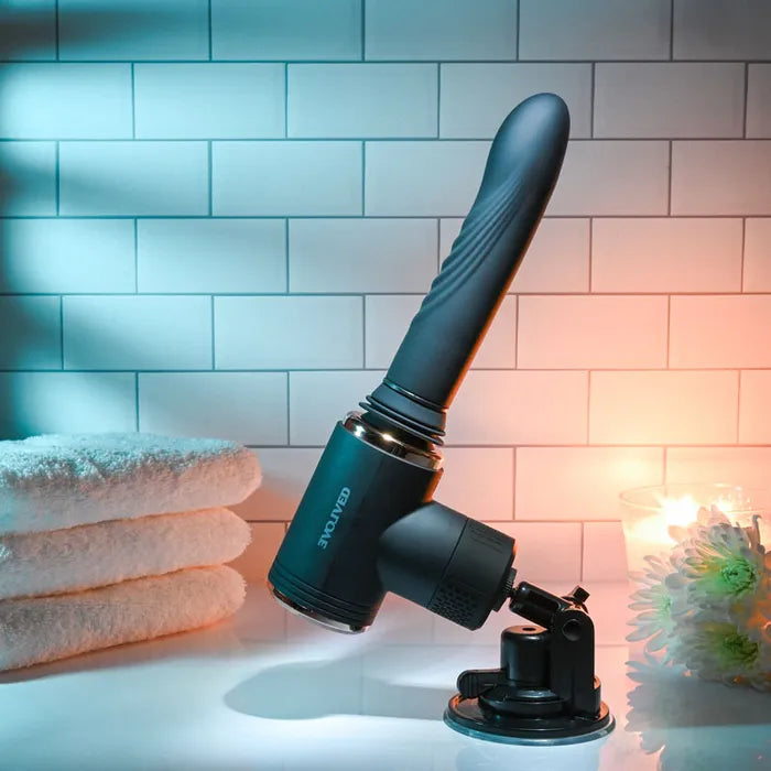 Evolved TOO HOT TO HANDLE USB Rechargeable Thrusting Vibe With Stand Evolved