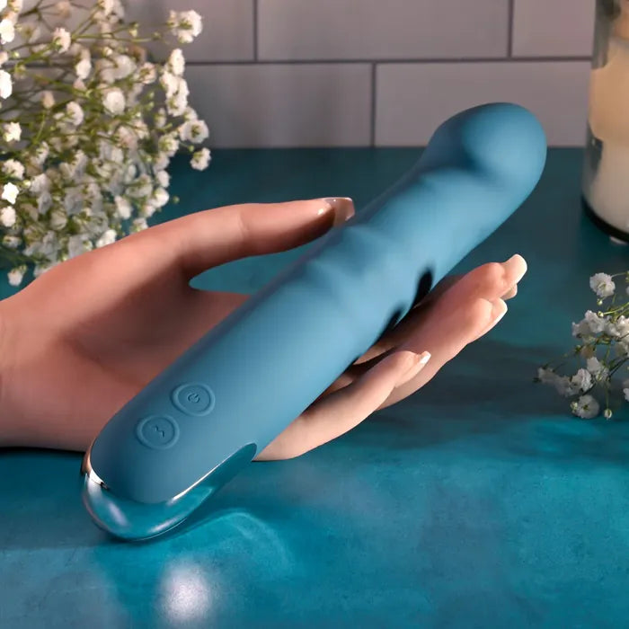 Evolved QUEEN OF ALL TRADES USB Rechargeable Thrusting & Rotating Vibrator 22.6cm Evolved