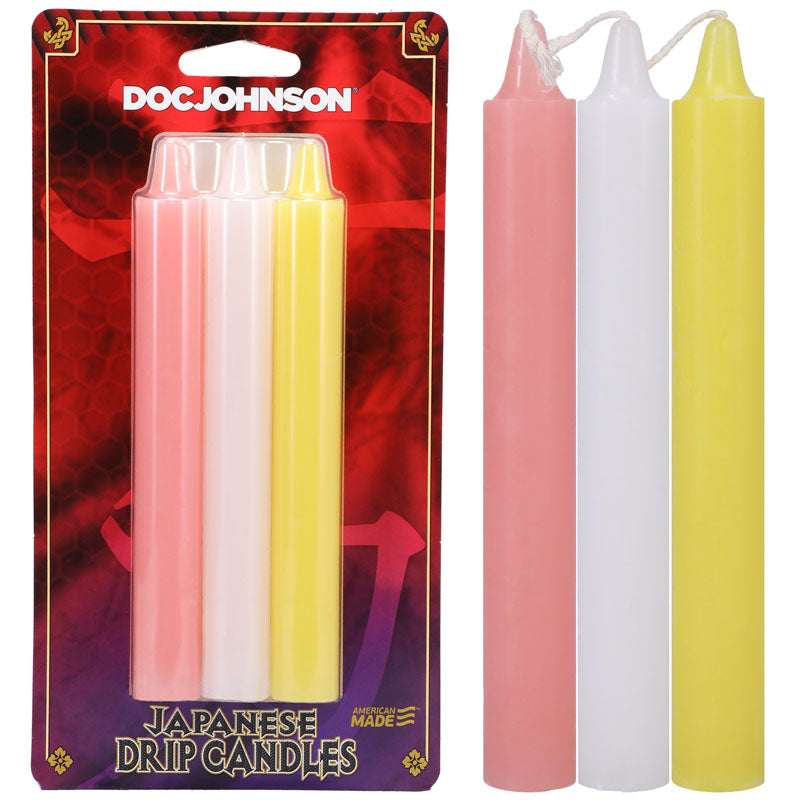 Doc Johnson Japanese Drip Candles 3 Pack Doc Johnson