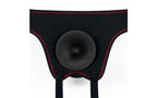 Lovetoy Easy Strap On Dildo Set Black 7.5 Inch