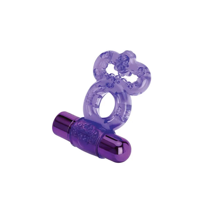 Bodywand Rechargeable Duo USB Rechargable Vibrating Cock Ring Purple Secondary image