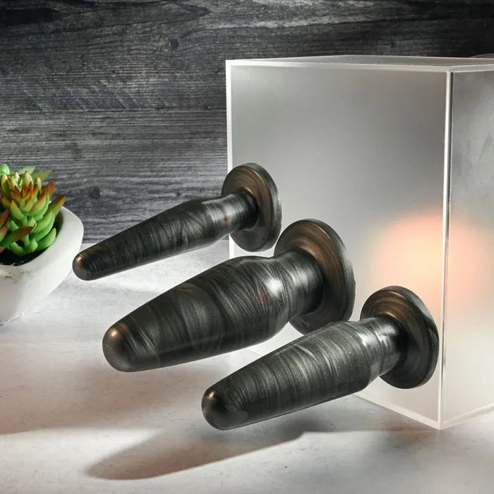 Adam & Eve ANAL ROCKETS TRAINER SET Butt Plugs Set Of 3 Sizes Adam & Eve