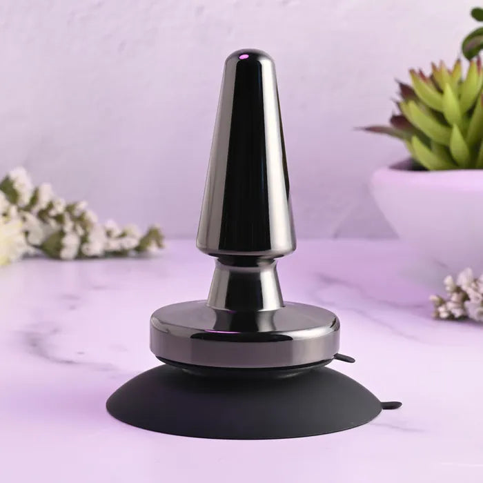 Evolved BEGINNER METAL PLUG USB Rechargeable Vibrating Butt Plug Evolved