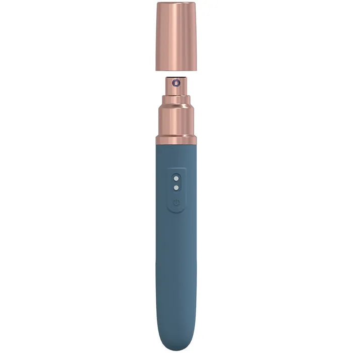 Shots Toys LOVELINE The Traveler USB Rechargeable Vibrator With Lube Applicator 17.6cm Secondary image