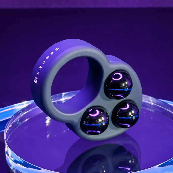 Gender X WORKOUT RING Weighted Cock Ring Black Secondary image