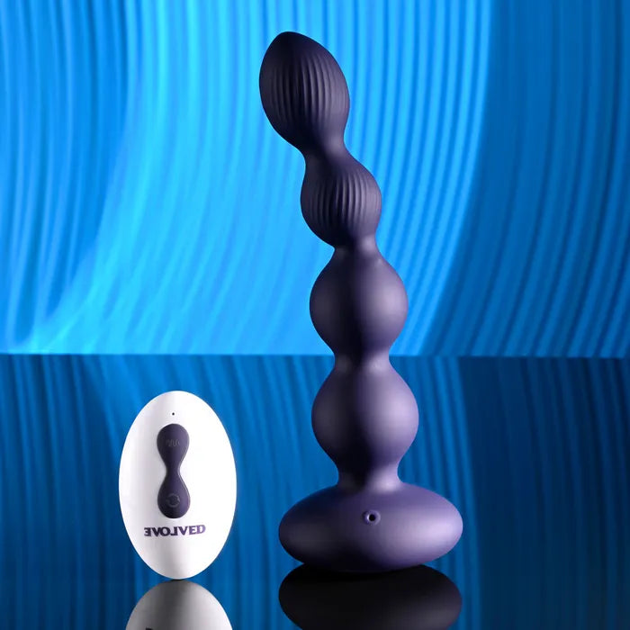 Evolved PLEASURE ORBIT USB Rechargeable Twirling & Vibrating Anal Beads With Remote Secondary image