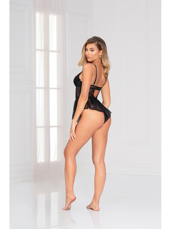 Seven Til Midnight Radiance Romper Black Medium Secondary image