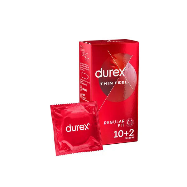 Durex Thin Feel Regular Ultra Thin Condoms 10 Pack Durex Main image