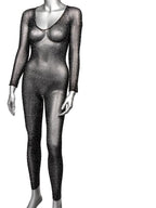 Radiance Plus Size Crotchless Full Body Suit CalExotics