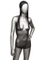 Radiance Hooded Deep V Bodysuit CalExotics