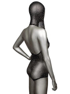 Radiance Plus Size Hooded Deep V Bodysuit CalExotics