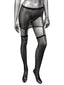 Radiance One Piece Plus Size Garter Skirt With Thigh Highs CalExotics