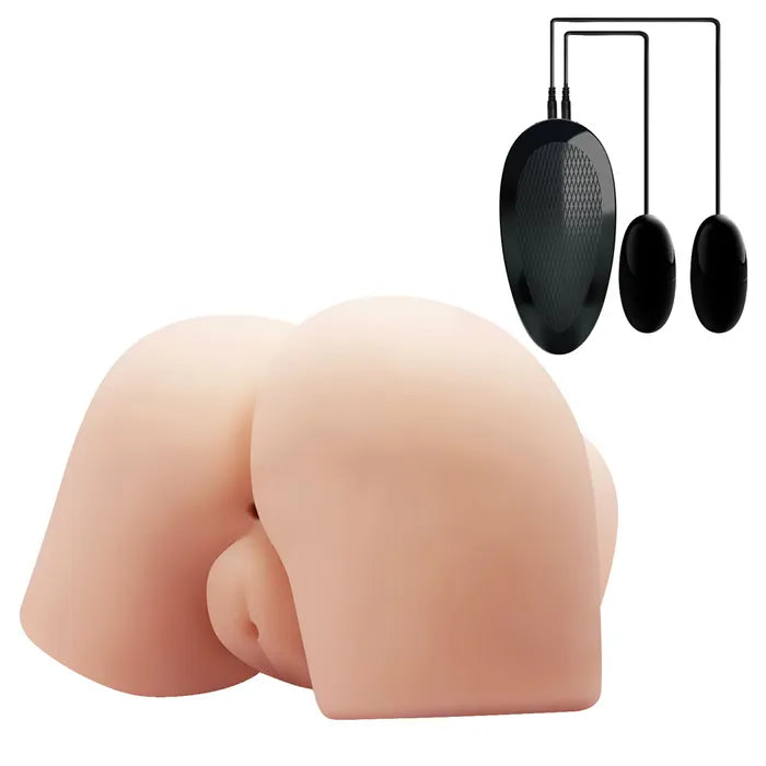 CRAZY BULL Vibrating Doggy Style Torso Masturbator Flesh Secondary image
