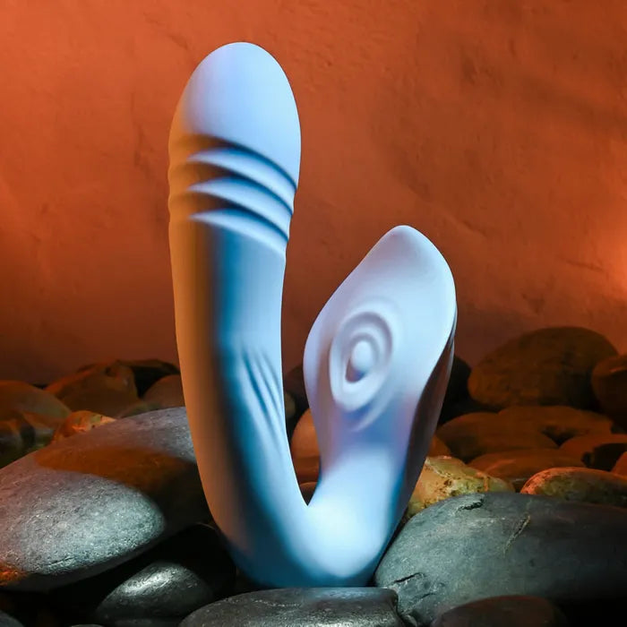 Evolved TAP & THRUST USB Rechargeable Dual Vibrator Evolved