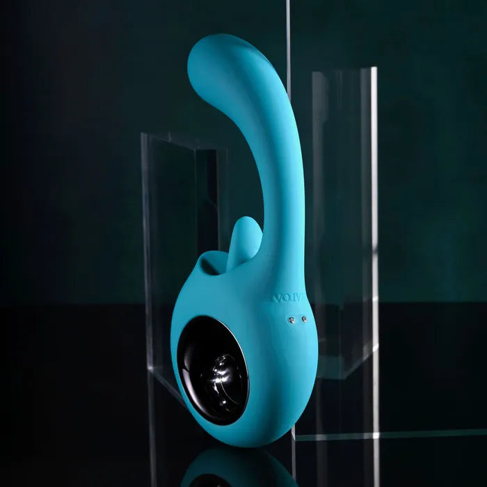 Evolved HOW MANY LICKS USB Rechargeable Vibrator With Flicking Stimulator 17.8cm Evolved