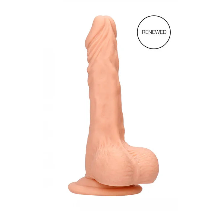 Shots Toys REALROCK Realistic Dildo With Balls 7 Inch Flesh Secondary image