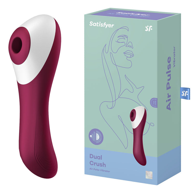 Satisfyer Dual Crush Air Pulse Stimulator With Vibration Satisfyer Main image