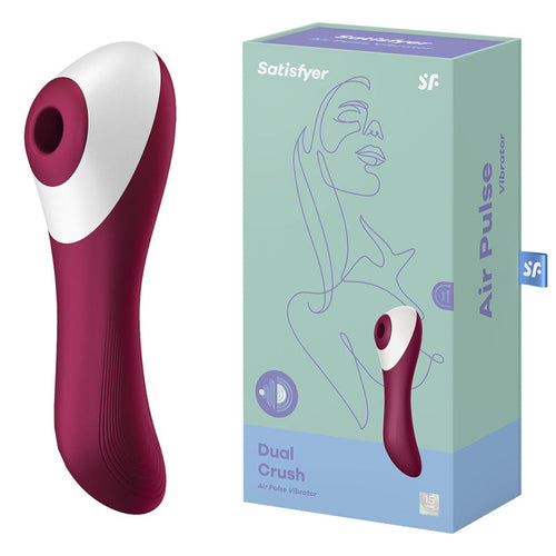 Satisfyer Dual Crush Air Pulse Stimulator With Vibration Satisfyer