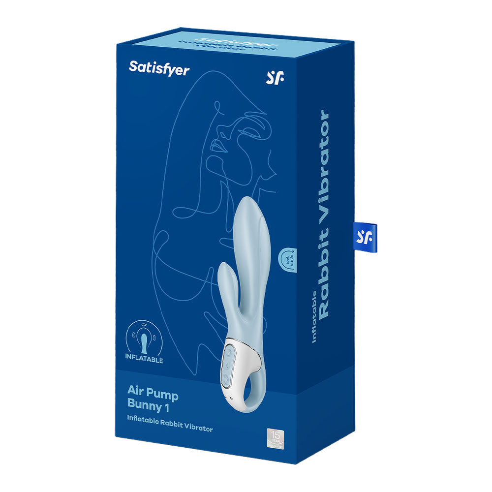 Satisfyer Air Pump Bunny 1 USB Rechargeable Inflatable Rabbit Vibrator Satisfyer