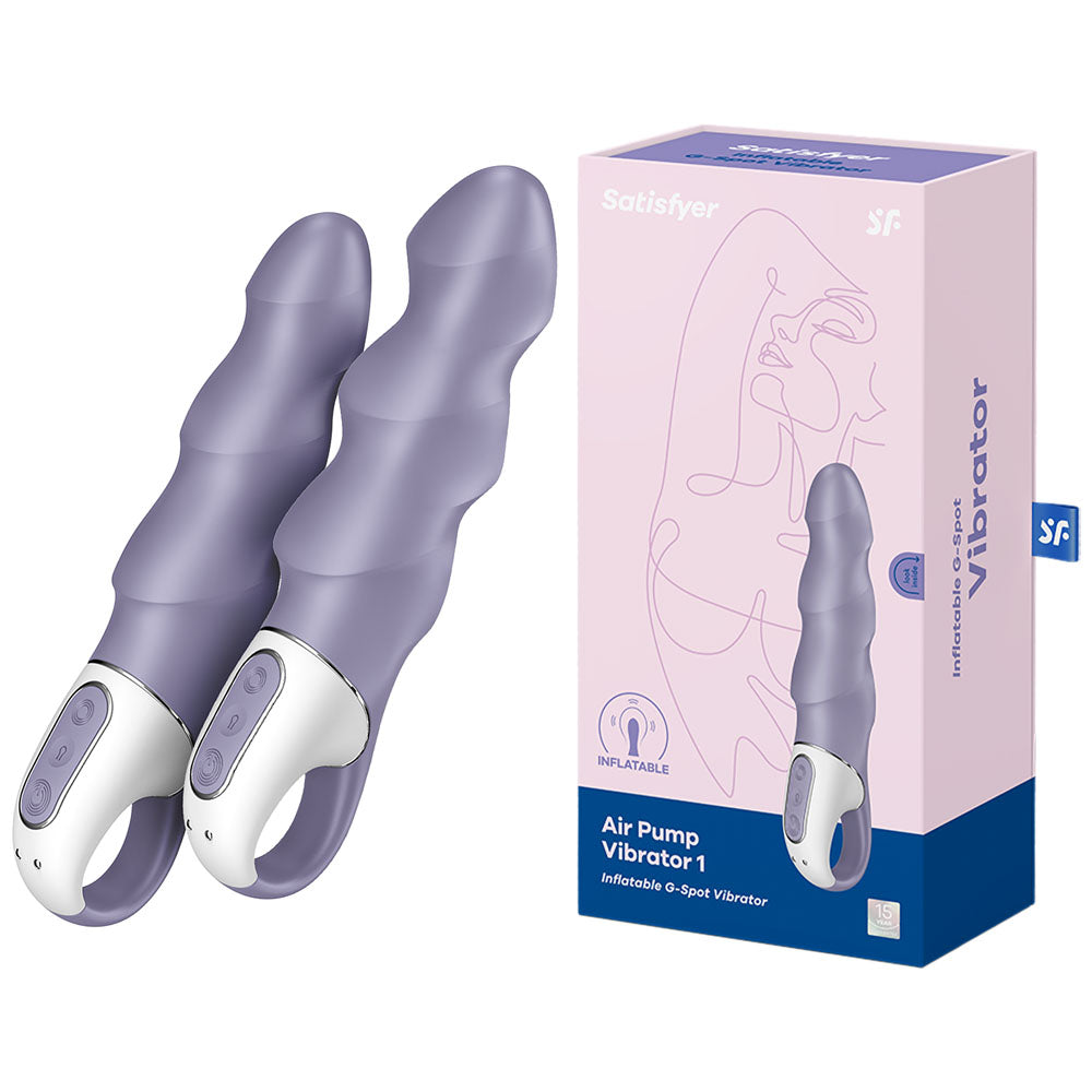Satisfyer Air Pump Vibrator 1 USB Rechargeable Inflatable Vibrator Satisfyer Main image