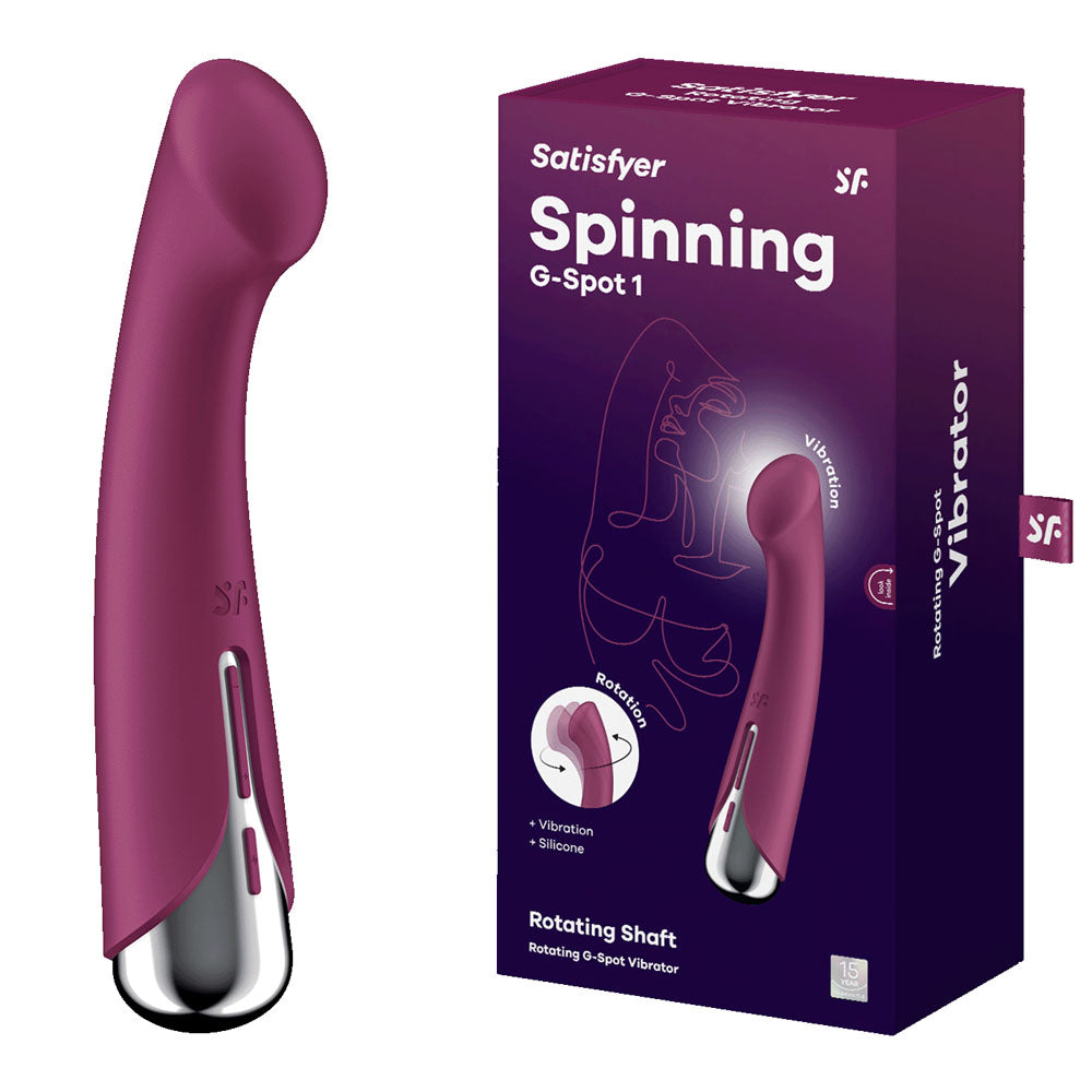 Satisfyer Spinning G-Spot 1 USB Rechargeable Rotating Vibrator 16.5cm Satisfyer Main image