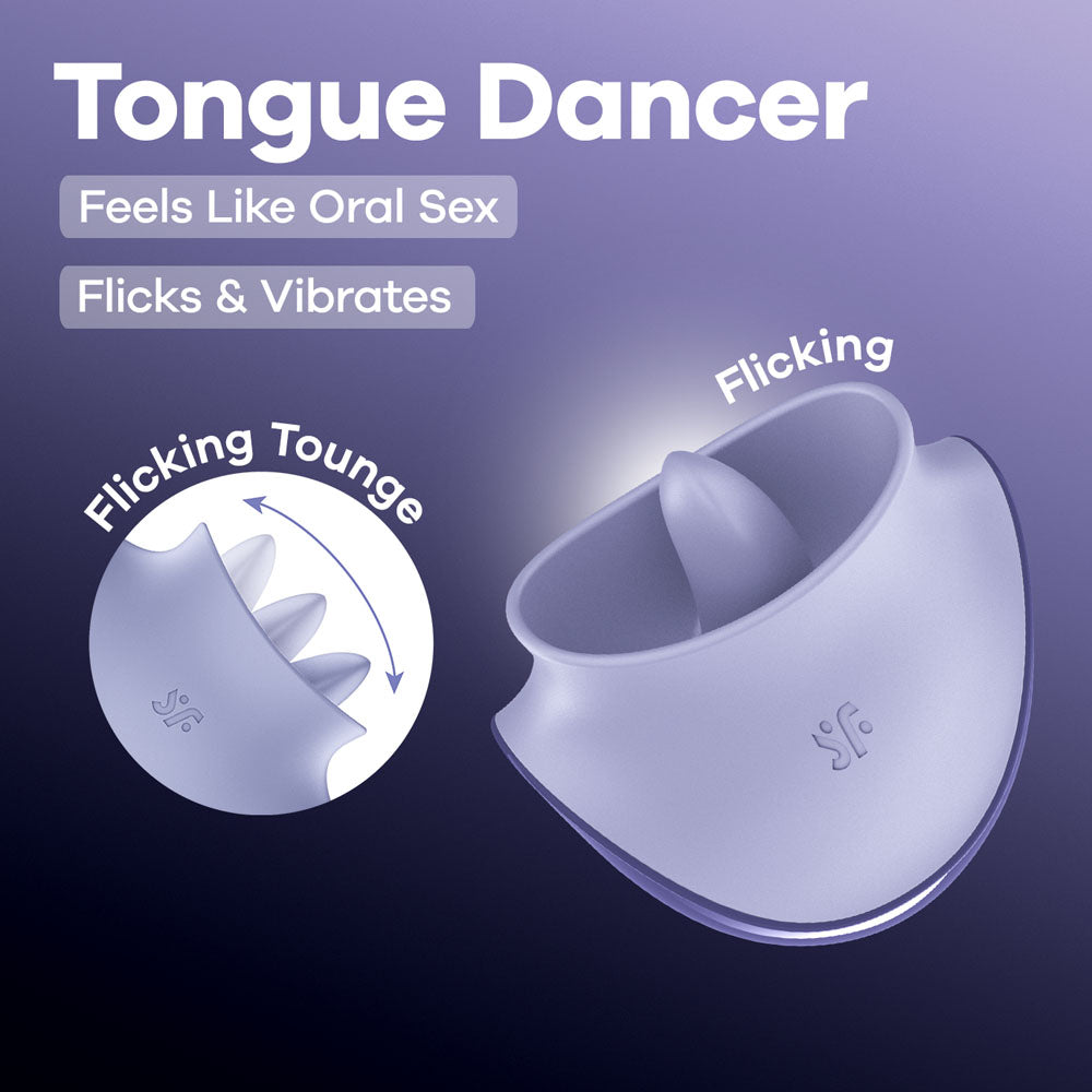 Satisfyer Tongue Dancer Rechargeable Flicking Stimulator Satisfyer
