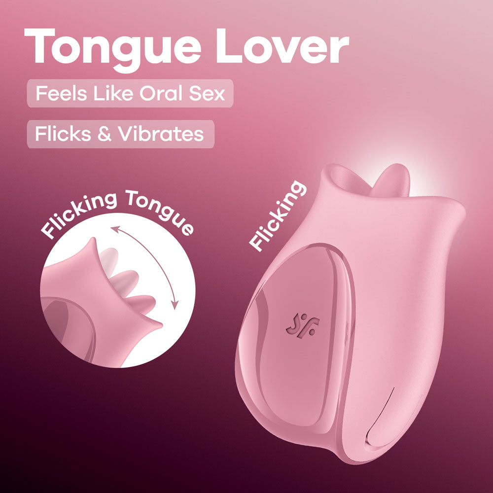 Satisfyer Tongue Lover USB Rechargeable Flicking Stimulator Satisfyer