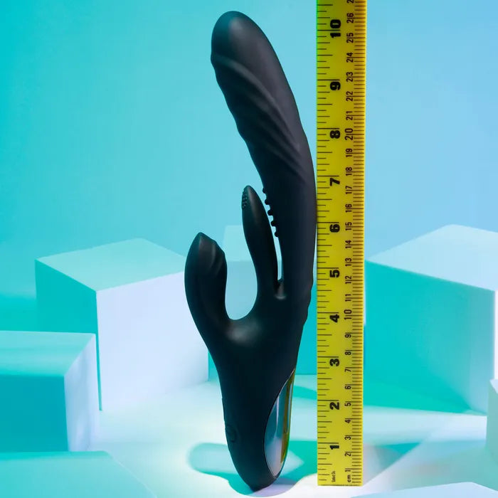 Playboy Pleasure RAPID RABBIT USB Rechargeable Rabbit Vibrator 26.4cm Playboy Pleasure