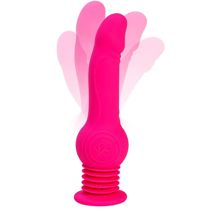 Maia TEGAN USB Rechargeable Jumping Vibrating Dong With Remote 23.6cm Pink Secondary image
