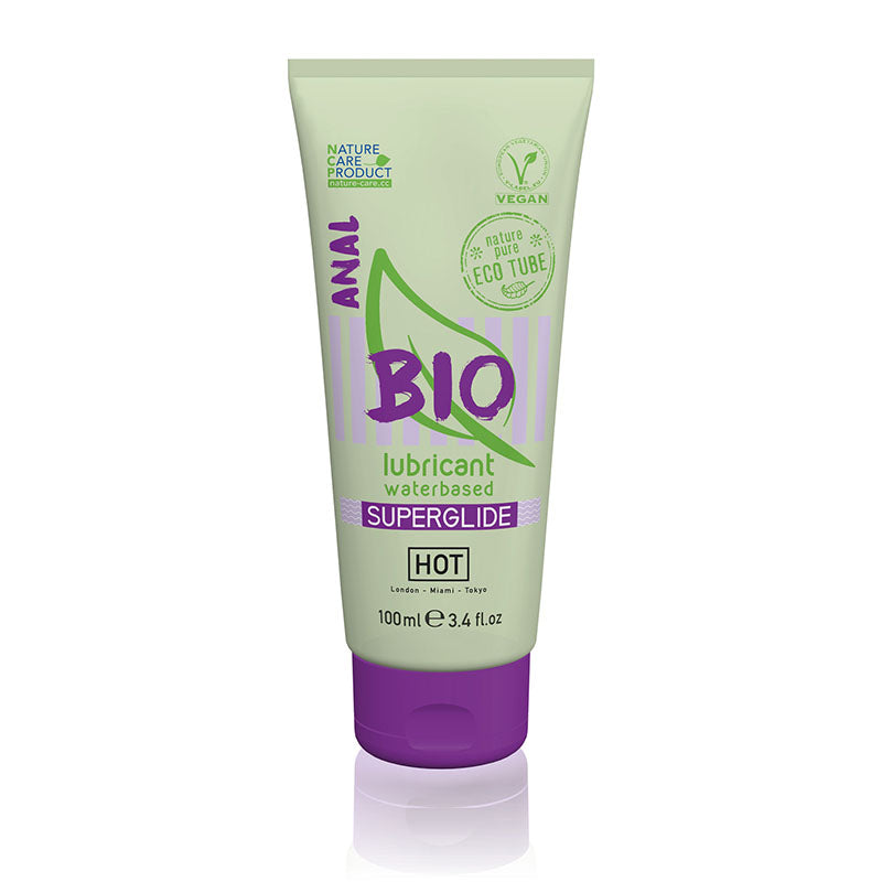 HOT BIO Anal Superglide Water Based Anal Lubricant 100ml Hot Production Main image