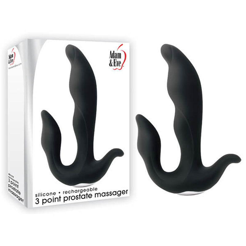 Adam & Eve 3 Point USB Rechargable Vibrating Prostate Massager Adam & Eve Main image