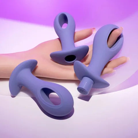 Evolved HOLE PUNCH PLUG SET Butt Plugs With Interchangeable Bullet Set Of 3 Sizes Evolved