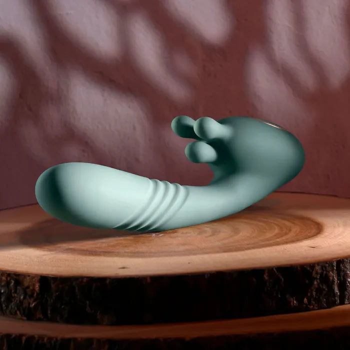 Evolved THRUST INTO ECSTASY USB Rechargeable Thrusting & Rotating Vibrator 21cm Evolved
