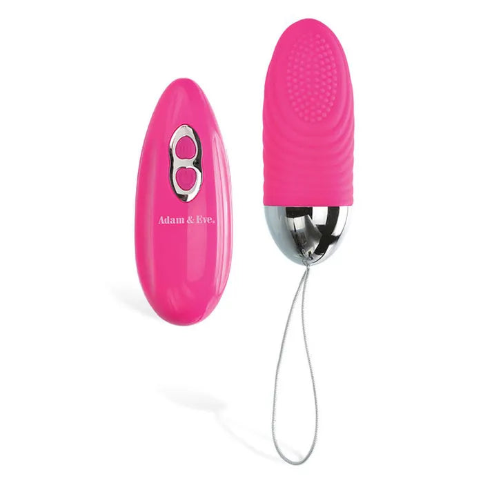 Adam & Eve Turn Me On Rechargeable Love Bullet Vibrator With Remote Pink Secondary image