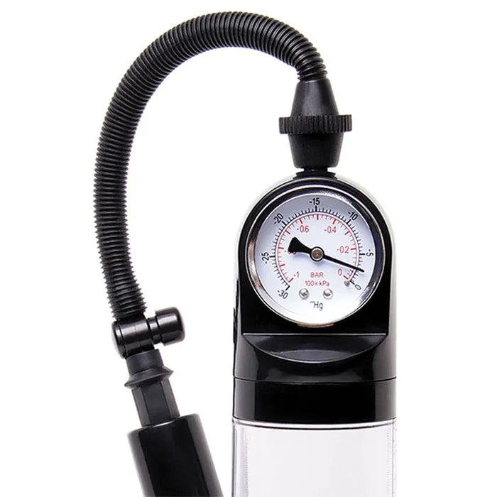 Adam & Eve Adam's Promax Penis Pump With Masturbator Sleeve Clear Adam & Eve