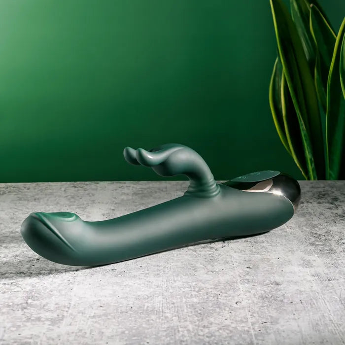 Evolved RABBIT TAP TAP USB Rechargeable Rabbit Vibrator With Tapping Tip 25cm Evolved