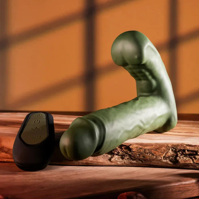 Gender X THE HUNK USB Rechargeable Thrusting Vibrator With Remote 15.2cm Gender X