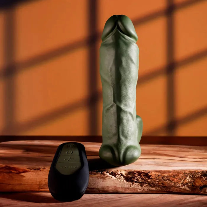 Gender X THE HUNK USB Rechargeable Thrusting Vibrator With Remote 15.2cm Gender X