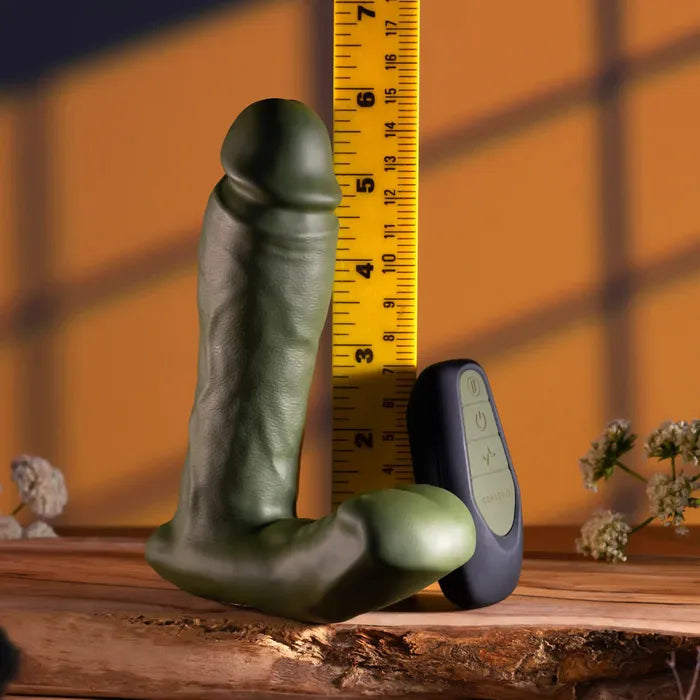 Gender X THE HUNK USB Rechargeable Thrusting Vibrator With Remote 15.2cm Gender X