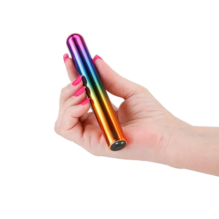 Chroma Metallic Rainbow USB Rechargeable Vibrator 13.8cm Secondary image