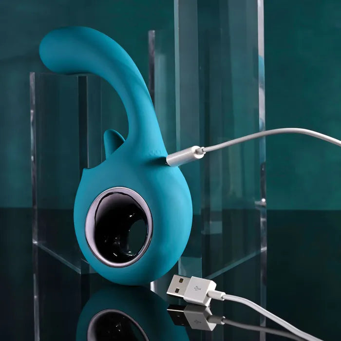Evolved HOW MANY LICKS USB Rechargeable Vibrator With Flicking Stimulator 17.8cm Evolved