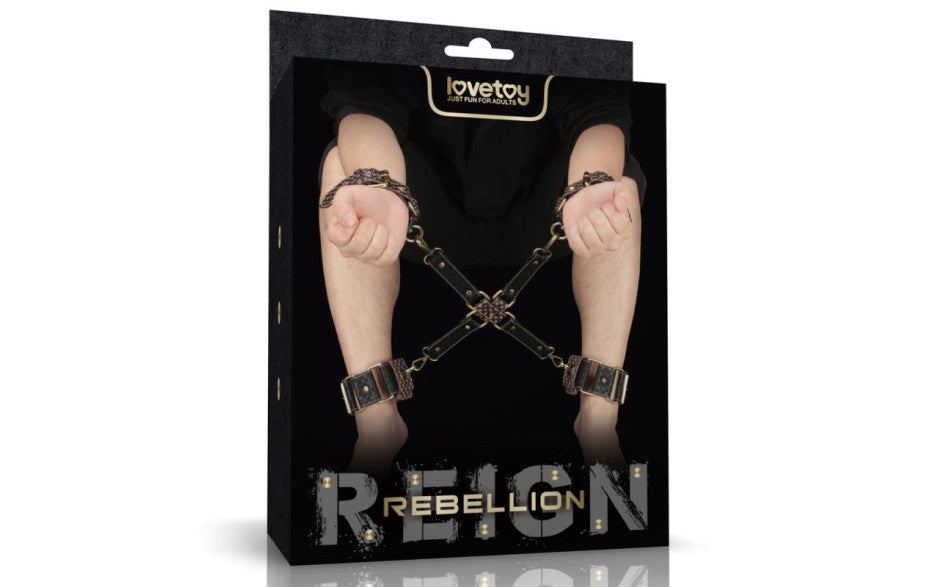 Lovetoy Rebellion Reign Fetish Play Hogtie Set